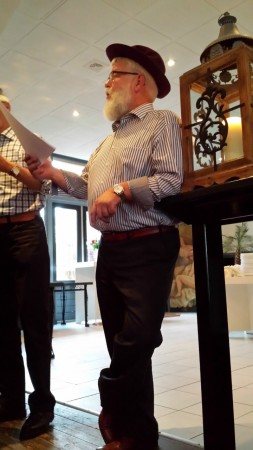 Henny zingt zijn partij (koorfeest 24 nov)